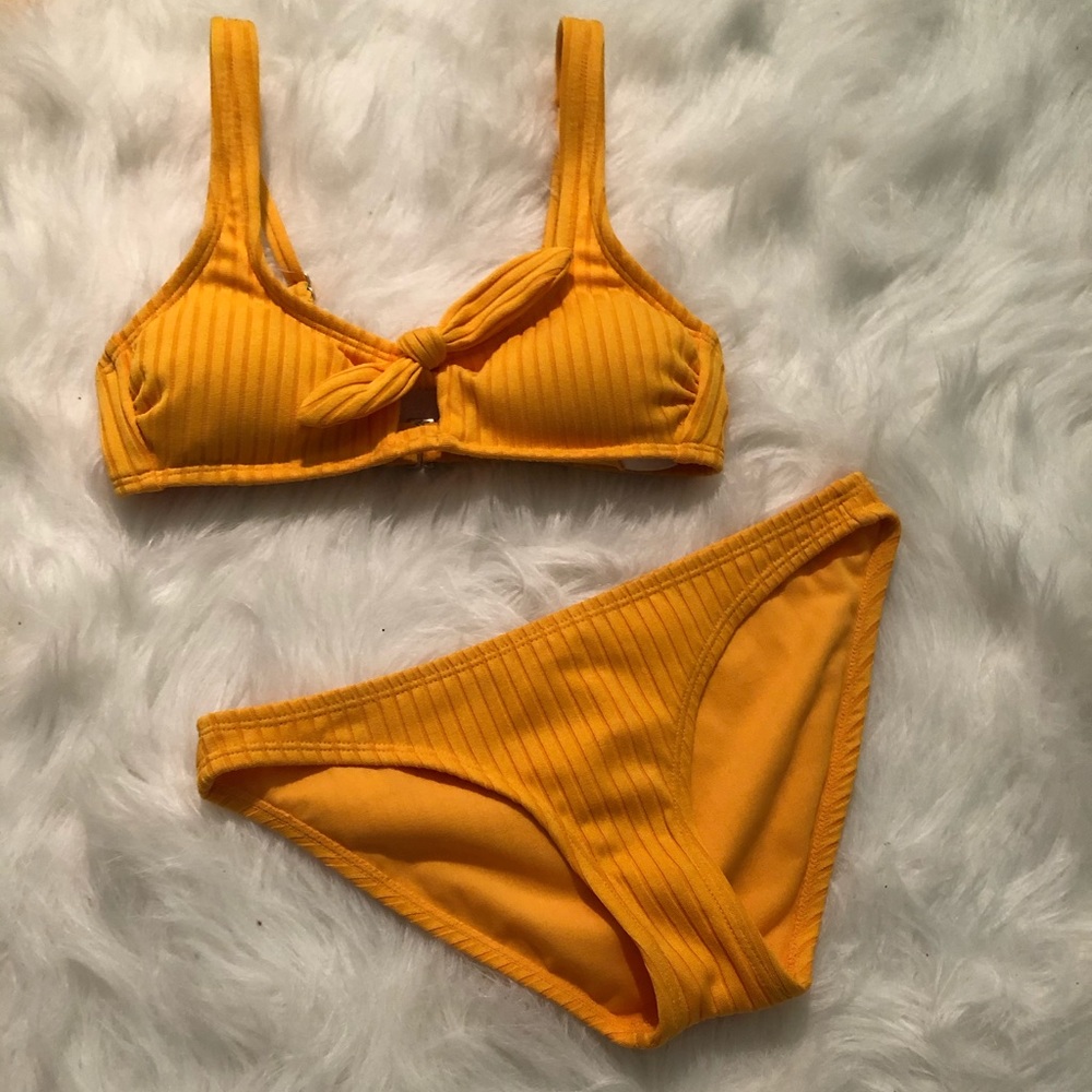 Yellow/orange Target bikini set